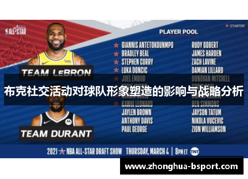布克社交活动对球队形象塑造的影响与战略分析 布克社交活动对球队形象塑造的影响与战略分析