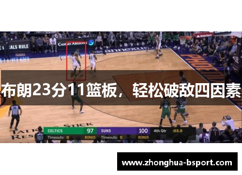 布朗23分11篮板,轻松破敌四因素 布朗23分11篮板,轻松破敌四因素